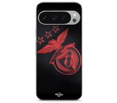 Coque - MANIACASE - Google Pixel 9 Pro - SLB BENFICA - Souple en Silicone - Noir