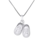 Pendentif Enfants - LÉA & ARTHUR - Chaussures - Argent 925 - Rhodié - Mixte