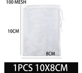 Filtros de jugo de leche Bolsa de filtro de cerveza casera para elaboración de cerveza Bolsas de filtro de alimentos de cocina reutilizables Colador Bolsa de malla fina Micron Reutilizable