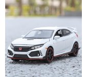 JDM Honda Civic TYPE-R 6 pulgadas Metal Car Simulación Exquisito Diecast y vehículo de juguete 1:32 regalos modelo de colección de aleación para niños