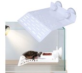 Plataforma para tortugas de acuario, rampa para reptiles, flotador de tortuga, decoración, plataforma para tomar el sol, juego, descanso, terraza flotante para tomar el sol