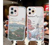 Funda de teléfono con paisaje de puesta de sol para Iphone 11, carcasa suave para Iphone 13 12 11 14 Pro Max X Xr Xs 7 8 Plus Mini Se 2020 2022 For iPhone 7