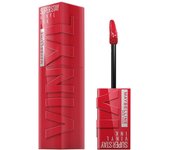Lápiz labial MAYBELLINE SuperStay Vinyl Ink 53 Red Shade Maquillaje de labios
