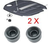 Montajes de goma embellecedores de la cubierta del motor para Bmw E81 E87 E82 F20 F21 F22 E90 E91 E92 E93 F30 F31 F34 F32 F33 F36 E60 E61 F07 F10 F11 G30 G31 F06 F12 F13 F32 2X