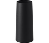 Soporte limpiador adhesivo Yamazaki Jitsugyo L Vertical Negro Aprox.. Mini caja de almacenamiento para ropa, limpiador adhesivo de torre de 7,5 x 7,5 x 17 cm de ancho y 17 x 17 cm de profundidad.