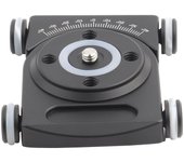 FY‑01 Plataforma rodante de sobremesa, riel deslizante para video de escritorio, plataforma para cámara DSLR