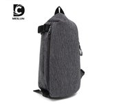 Bolso de hombro Retro para hombre, gran capacidad, moda Simple, informal, bolso de pecho, mochila para deportes al aire libre