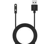 Adaptador de cargador de base para reloj inteligente, cable de carga de puerto USB para Ticwatch Gth, accesorios para reloj inteligente negro