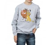 The Lion King Boys Classic Simba Timon & Pumba Sudadera 12-13 negro
