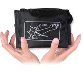 Manguito de presión arterial, esfigmomanómetro de brazo, manga de nailon Oxford, 22, 32cm 22-32cm negro