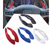 Pair Steering Wheel Paddle Shift Extend Car Extension Shifter Aluminum For Honda City Civic gen 8  Fit CR-V Auto Car plata