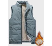 Chaleco sin mangas grueso y moderno para hombre: chaqueta cálida para otoño/invierno (2022) 5XL