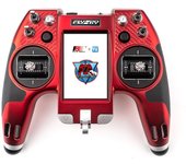 Mando a distancia FLYSKY EL18, transmisor AFHDS 3 de 2,4 GHz con pantalla táctil a color IPS de 3,5 pulgadas rojo