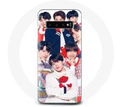 Coque pour Samsung Galaxy S10 Plus BTS Affiche Memebers Cadeau de Noël 2023
