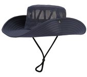 Sombrero de pescador de malla transpirable de verano, sombrero de sol plegable de color sólido para hombres y mujeres en primavera y otoño, sombrero de sol portátil para pesca al aire libre.