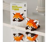 Bloques de construcción creativos, viñetas de animales bonitos, modelo, Juguetes DIY para niños, regalo para niñas Panda-208Pcs