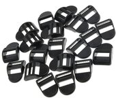 20 piezas correas de cintura para acampar hebillas Clips correas herramienta para exteriores 38MM 20MM negro
