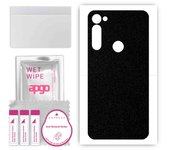 apgo Protective Skin Sticker for the back compatible with Motorola Moto G Stylus  PRO, Wrap Film, Foil, Vinyl - Pattern Matte Black