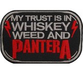 Parche de whisky Pantera One Size rojo/negro