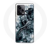 Coque Maniacase pour Xiaomi Redmi Note 12 Pro 5G vikings ragnar lothbrok bouclier corbeau
