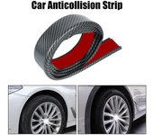 Tira anticolisión de PVC, 1 pieza, tira para rueda con forma de ceja, accesorios para automóvil, tira para rueda de automóvil de 1,5 m, guardabarros lateral de automóvil, estilo de automóvil negro