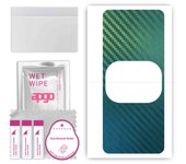 apgo Protective Skin Sticker for the back compatible with Lenovo Legion Y90, Wrap Film, Foil, Vinyl - Pattern Carbon Chameleon CAKA1