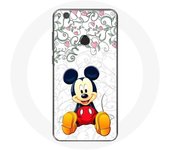 Coque pour Huawei P8 Lite 2017 Mickey Mouse Fleurs Cœurs