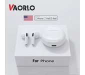 VAORLO Original TWS Smart Touch Control auriculares inalámbricos Bluetooth 5,0 auriculares deportivos auriculares de música para todos los teléfonos inteligentes naranja