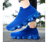 Zapatillas ligeras para hombre, zapatillas para correr sin cordones, transpirables, con suela gruesa, zapatillas de baloncesto, zapatillas de tenis para exteriores para hombre, zapatillas 39