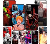 Funda de silicona con diseño de motosierra de Anime japonés para Apple Iphone 14 11 13 Mini 12 Pro Max Xr 7 8 + Se 2020 Xs 6 6s Plus 5 5s iPhone 11 Pro Max