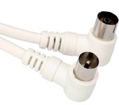 prolongacion tv acodada 9,5mm 10m envasada blanca edm