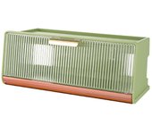 Caja de almacenamiento para enrutador WIFI de pared, gran capacidad, regleta, toma de corriente, caja de almacenamiento para cables Middle Size 30x13.5x12.5cm/11.8x5.3x4.9in cian
