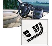Calcomanía de vinilo de alta calidad para reparación de botones de coche Picasso para C4 para Grand para Picasso Calcomanía de reparación de botones de aire acondicionado I2q6