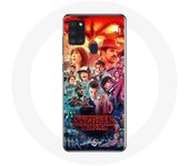 Coque pour Samsung Galaxy A21S Stranger Things Teaser Saison 4 Affiche Personnages Art