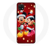Coque maniacase pour Samsung Galaxy A22 5G Mickey Mouse et Minnie Mouse le jour de Noël