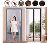 Cortinas de puerta magnéticas sin perforaciones, mosquitera antiinsectos, cortina a prueba de insectos, cierre automático, pantalla de puerta antiinsectos para cocina 70X200CM