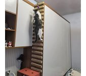 Puente para gatos de 1 pieza, adecuado para jaula para gatos, soporte para árbol y pared, escalera colgante de sisal y madera para escalar en la pared para jugar, rascar y descansar 50cm