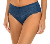 Braguita Elegance con frontal de encaje P04RA para Mujer S azul