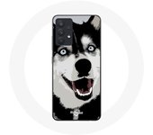 Coque pour Samsung Galaxy A13 4G / A13 4G Lite Husky de Sibérie Yeux Bleus