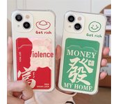 Funda para iPhone 13 con tarjetero y texto Green National Tide, compatible con iPhone 11/12 Pro Max/14. iPhone14pro