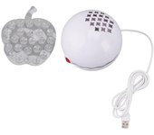 Mini lavavajillas de alta eficiencia con alimentación por USB, lavavajillas con función de agitación y fregadero. L rojo