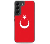 Coque Téléphone - Samsung - Galaxy S22 Plus - Drapeau Turquie - Souple - Multicolore