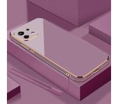 Para Xiaomi 11 lite funda Xiao Mi 11 Pro funda de teléfono XIAOMI 11 LITE 5G NE mi11 mi11lite funda trasera cuadrada de lujo a prueba de golpes Xiaomi 11 blanco como la nieve