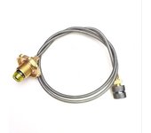Adaptador de recarga de gas para estufa de butano, cartucho, boquilla de gas, conector de válvula de botella ONE SIZE