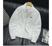 Chaqueta ligera de protección solar blanca fresca para hombre para primavera y verano XL verde