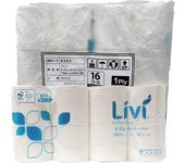 Papel Higiénico Universal Comercial Simple 100m 16 rollos x 4 paquetes [Venta por caja] blanco