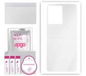 apgo Ultra Clear Protective Skin Sticker for the back compatible with Realme GT 2 Master Explorer, Wrap Film, Hydrogel Film, Flexible, Soft TPU with p