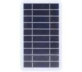 Panel solar de silicio policristalino de 2 W y 5 V, cargador de batería solar para exteriores, fuente de alimentación móvil para