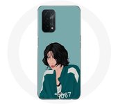 Coque pour Oppo A74 5G Squid Game Kang Sae Byeok Visage