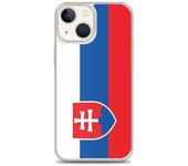Coque iPhone - Eslovaquia - iPhone 13 mini - Souple - Multicolore - Design Drapeau